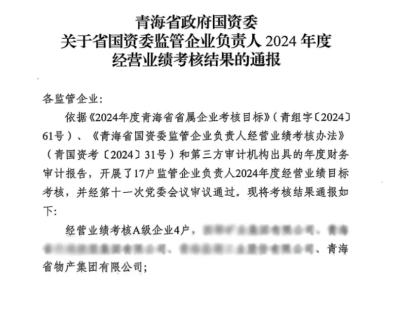 喜報！省物產(chǎn)集團(tuán)榮獲經(jīng)營業(yè)績考核A級