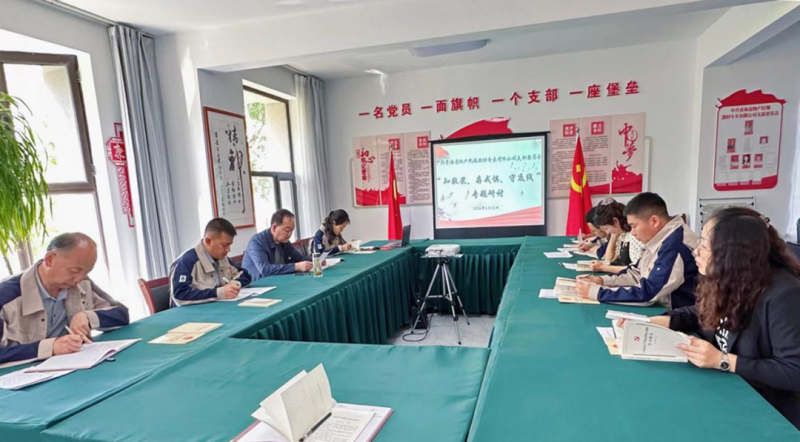 民爆公司黨支部開(kāi)展“知敬畏、存戒懼、守底線” 專題研討