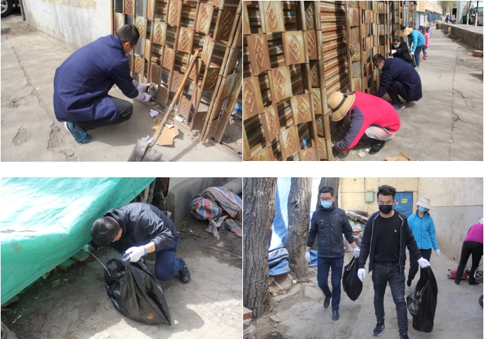 中共青海省第三建筑工程有限公司支部委員會開展“黨旗領(lǐng)航，愛衛(wèi)同行”主題黨日活動